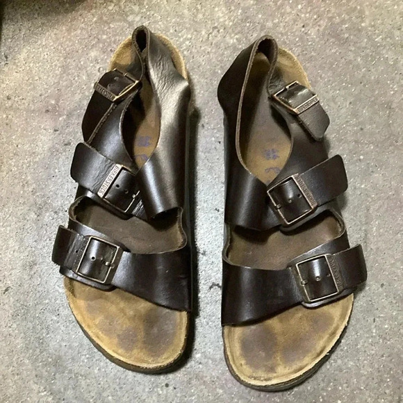 Birkenstock Brown leather Sandals - Picture 5 of 5